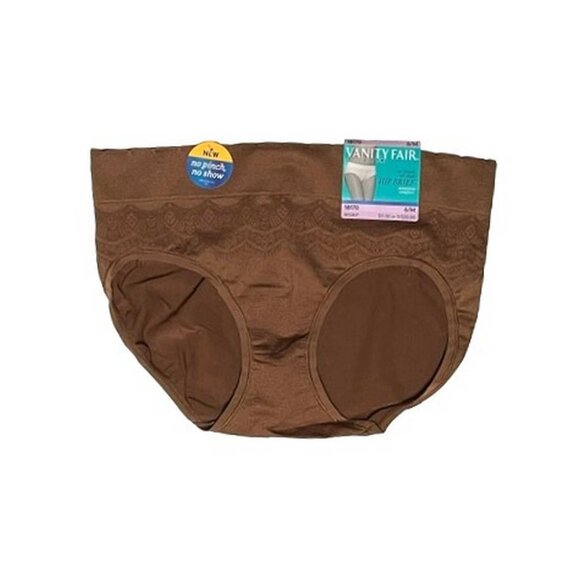 Vanity Fair No Pinch No Show Seamless Hip Brief 4 Pack 6/MEDIUM - Picture 6 of 7